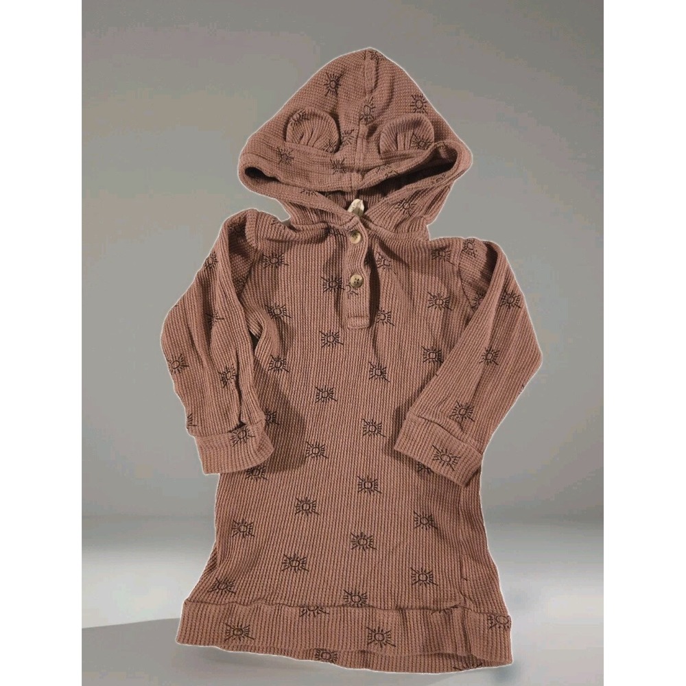 Kate Quinn Waffle Knit Hooded Dress Sun 18-24‎ Months